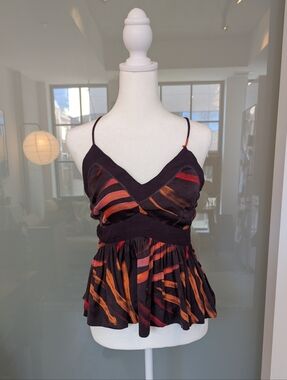 Free People Spaghetti-Strap Peplum Top